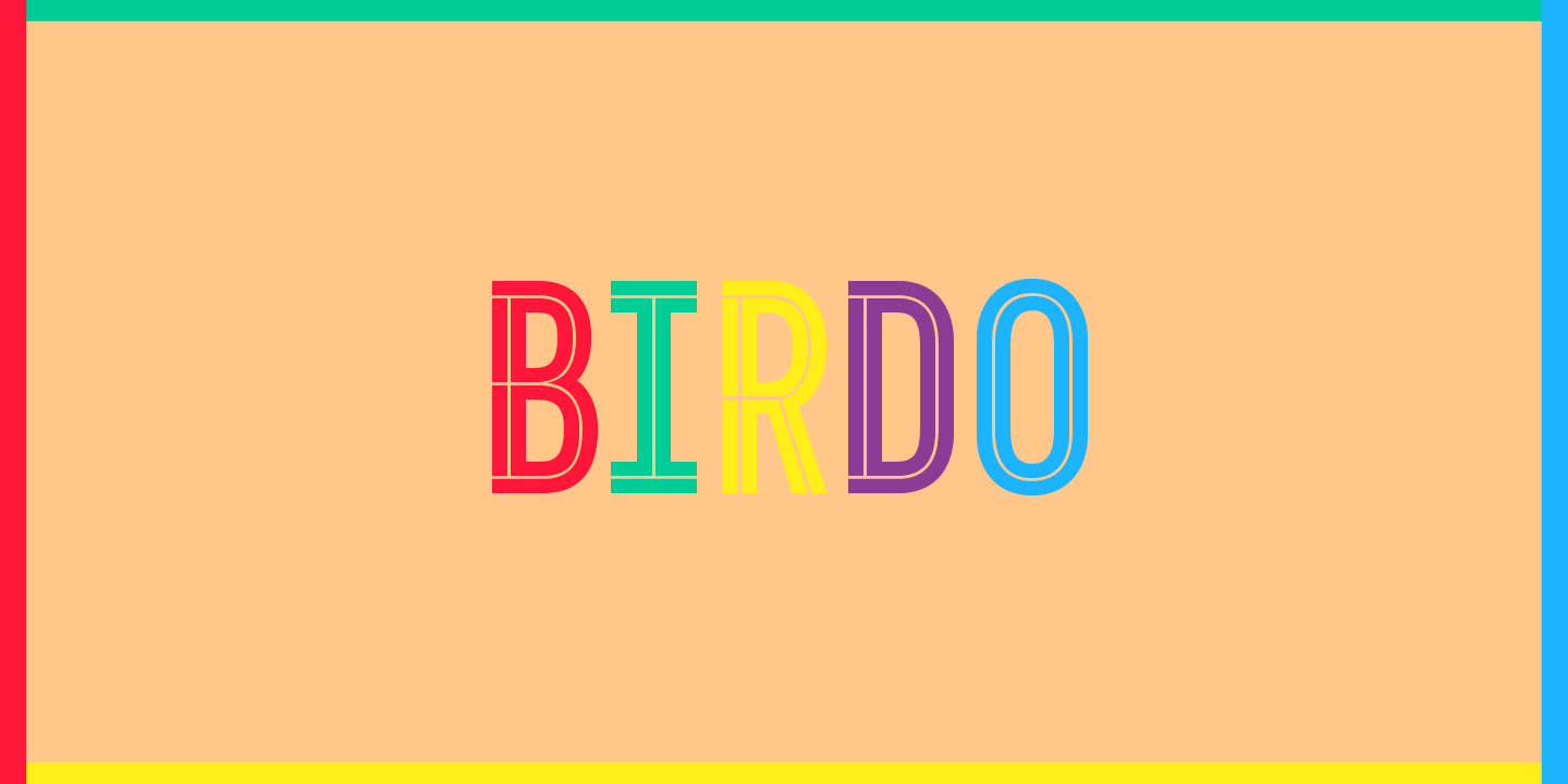 Шрифт Birdo